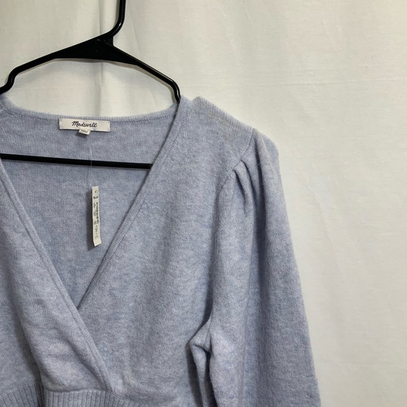 (G11) Wrap V-Neck Sweater in Coziest Yarn - Picture 7 of 8